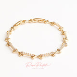 Pulsera en baño de oro 18k