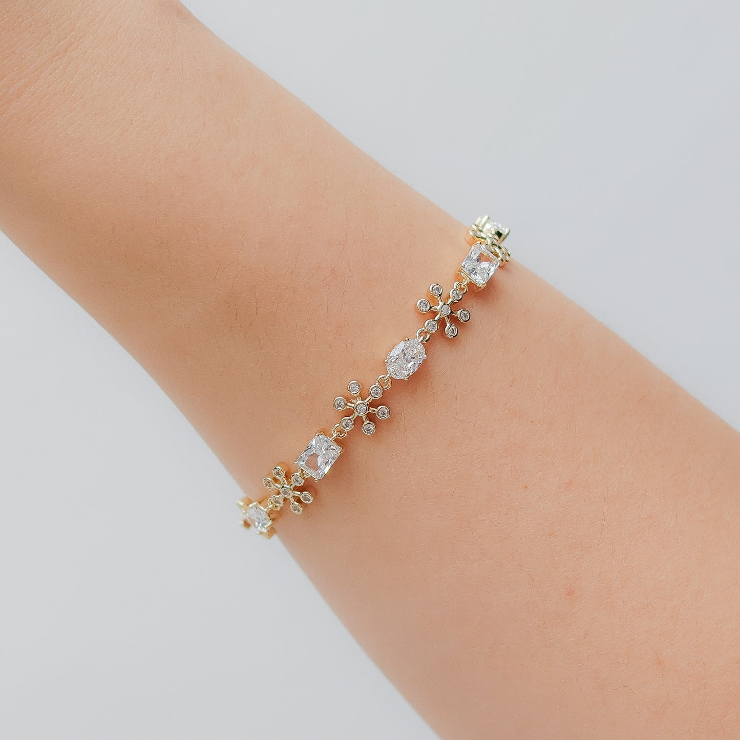 Pulsera en baño de oro 18k
