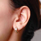 Arete en baño de oro 18k