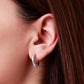 Arete en baño de Rodio