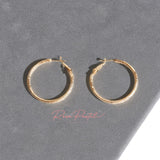 Aretes en baño de oro 18k
