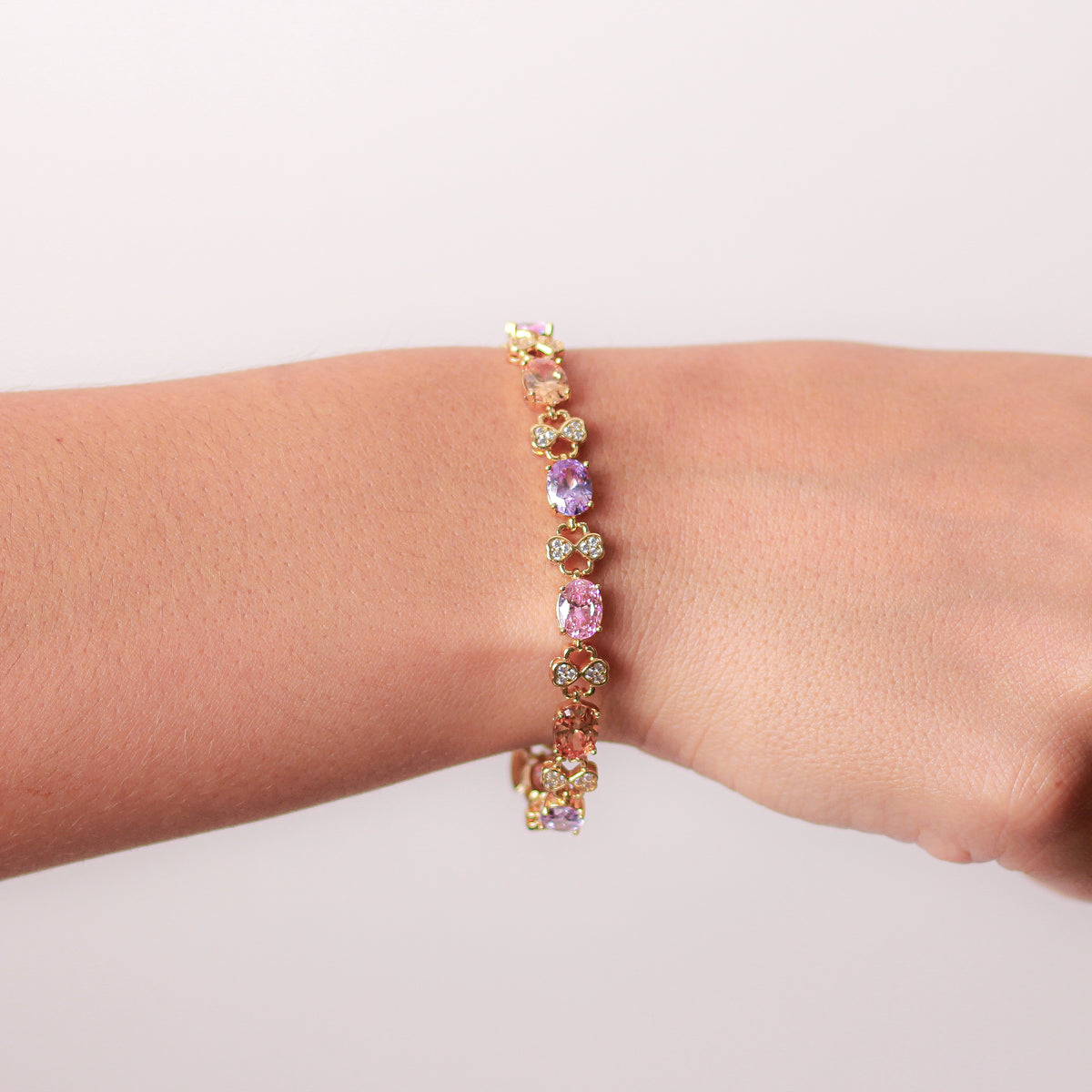 Pulsera  en baño de oro 18k