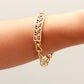 Pulsera en baño de oro 18k