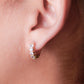 Aretes en baño de oro 18k