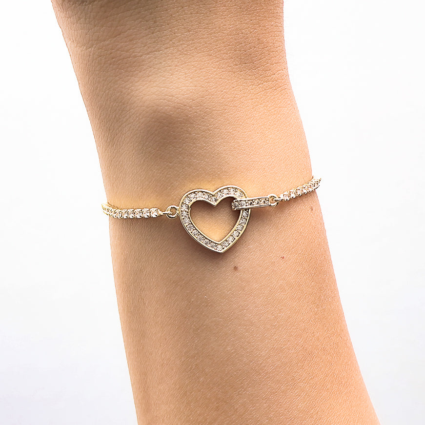 Pulsera en baño de oro 18k