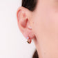 Arete en baño de oro 18k