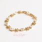 Pulsera en baño de oro 18k