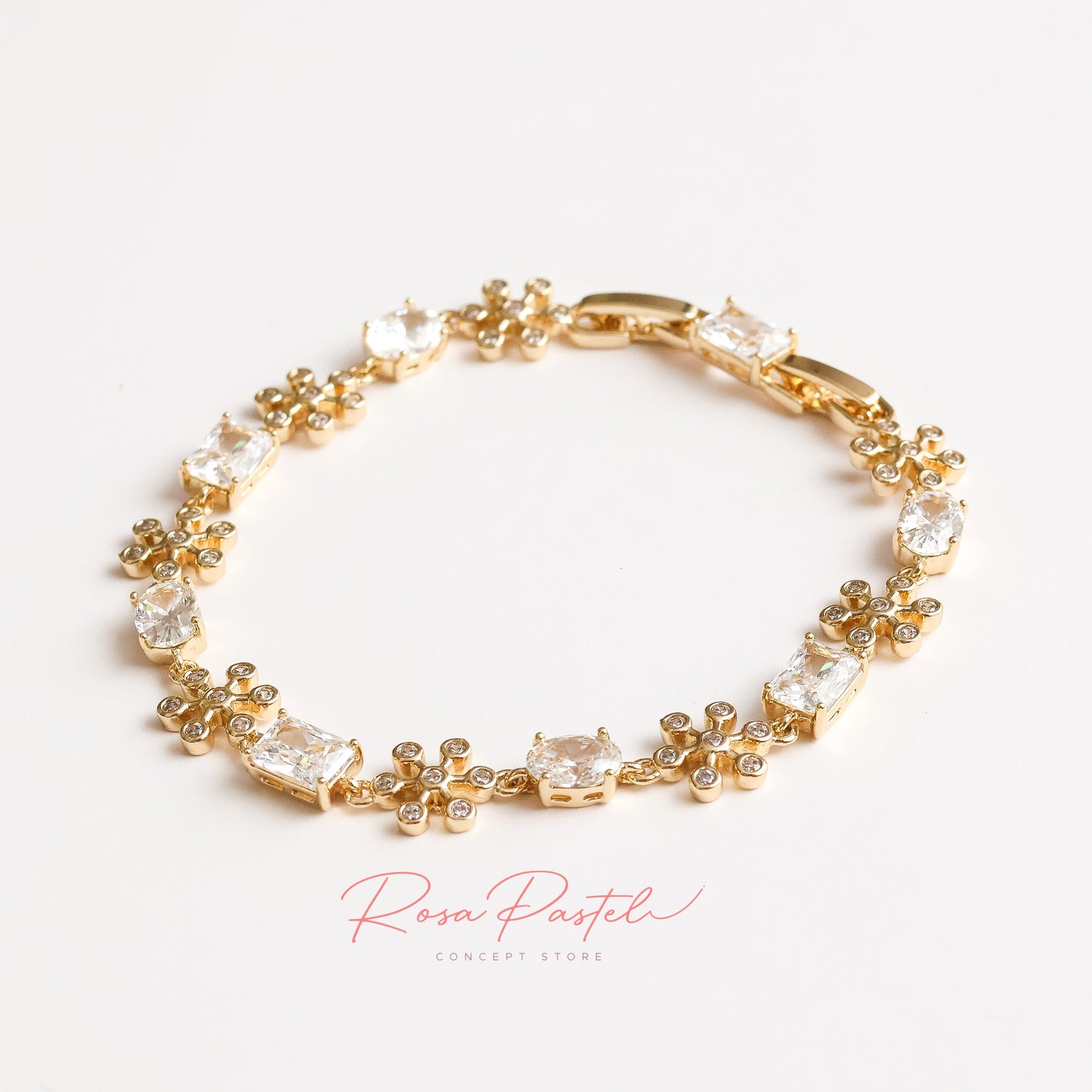 Pulsera en baño de oro 18k