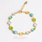 Pulsera baño de oro 18k
