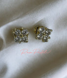 Aretes en baño de oro 18k