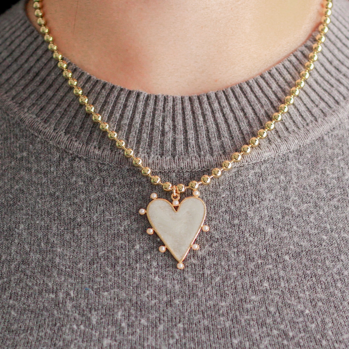 Collar en baño de oro 18k