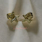 Aretes en baño de oro 18k
