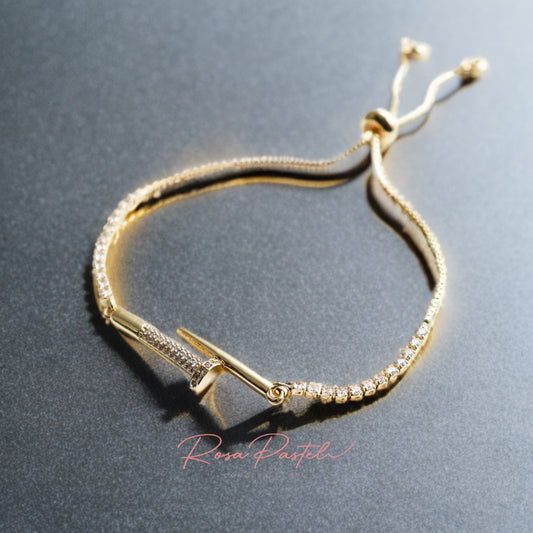Pulsera en baño de oro 18k