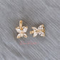 Arete en baño de oro 18k