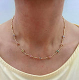 Collar en baño de oro 18k