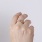 Anillo en baño de oro 18 k