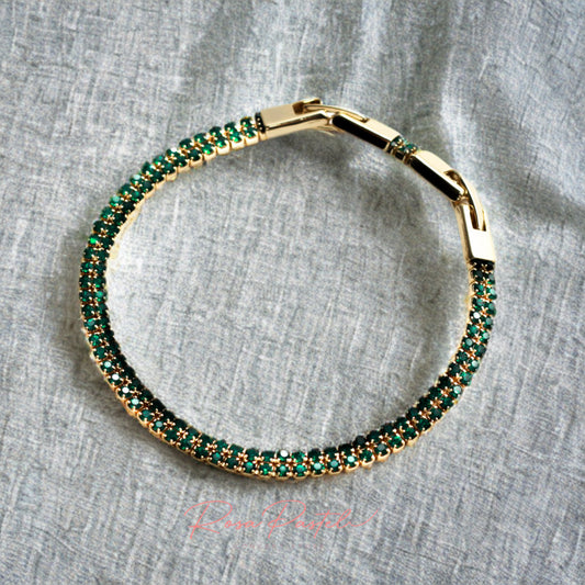Pulsera en baño de oro 18k