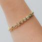 Pulsera en baño de oro 18k