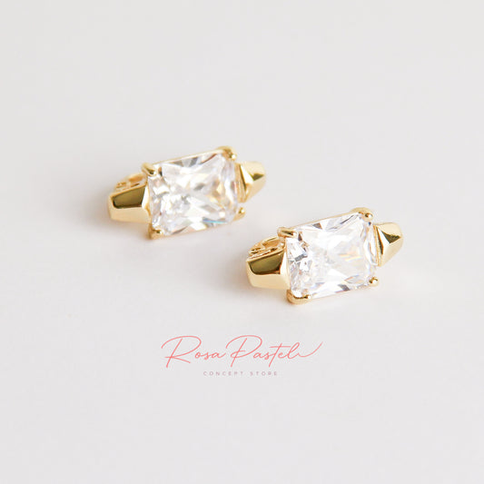 Arete en baño de oro 18k