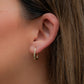 Aretes en baño de oro 18k