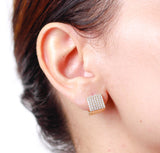 Arete en baño de oro 18k