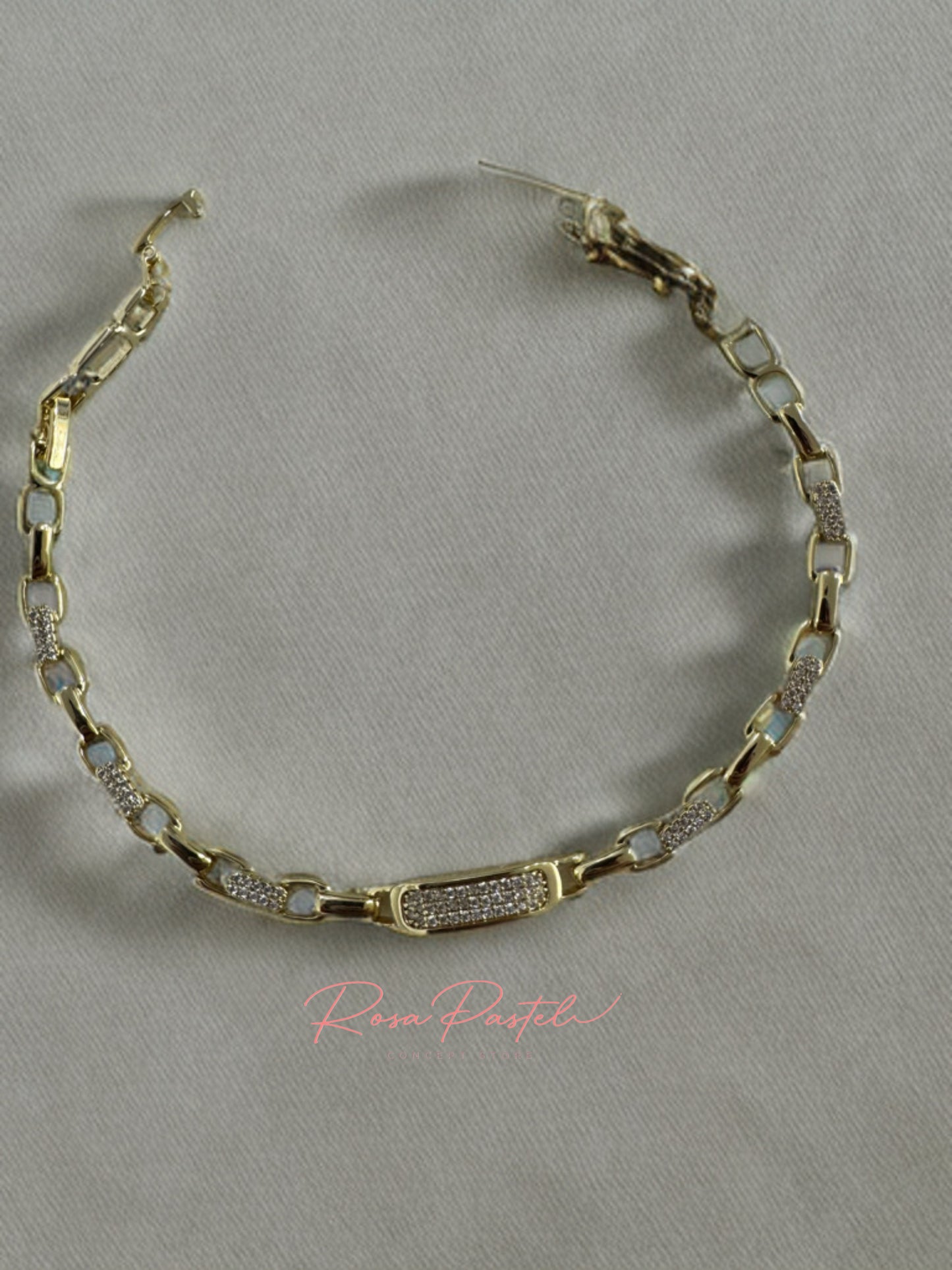 Pulsera en baño de oro 18k