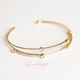 Pulsera baño de oro 18k