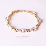 Pulsera  en baño de oro 18k