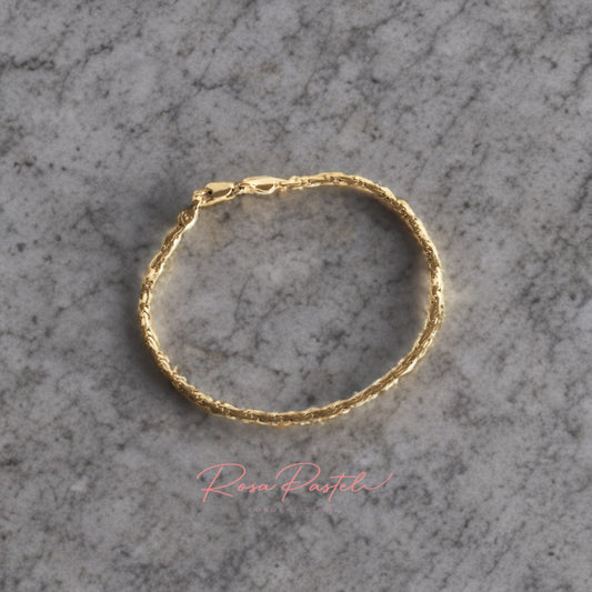 Pulsera en baño de oro 18K