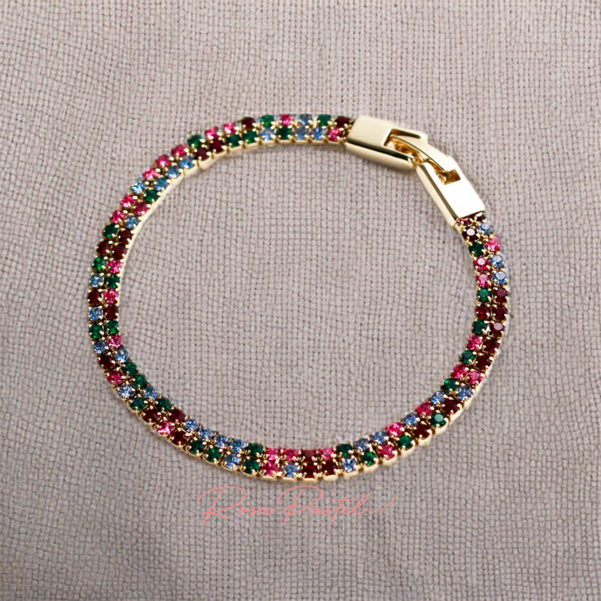Pulsera en baño de oro 18k