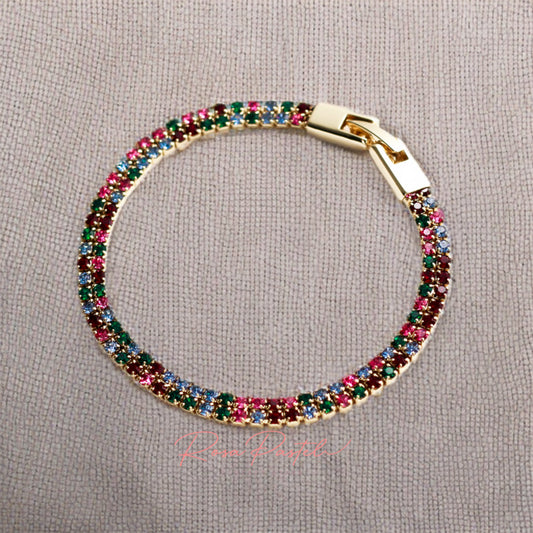 Pulsera en baño de oro 18k