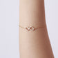 Pulsera en baño de oro 18k