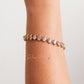 Pulsera en baño de oro 18k