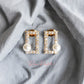 Arete en baño de oro 18k
