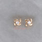 Aretes en baño de oro 18k