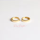 Aretes en baño de oro 18k