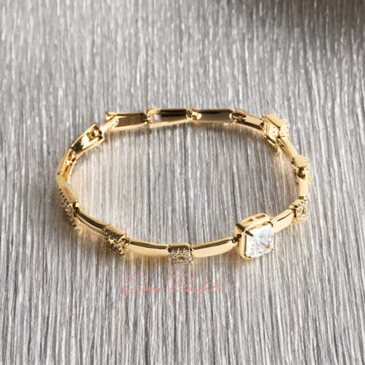 Pulsera en baño de oro 18K
