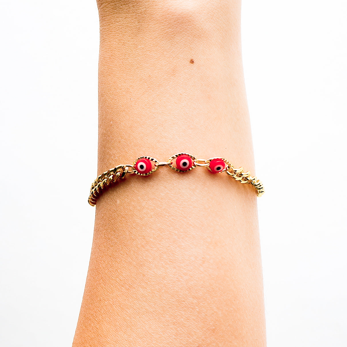 Pulsera en baño de oro 18k