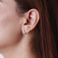 Aretes en baño de oro 18K