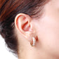Arete en baño de oro 18k
