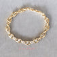 Pulsera en baño de oro 18k