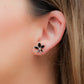 Aretes en baño de oro 18k