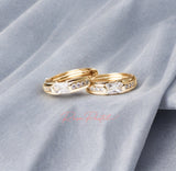 Arete en baño de oro 18k