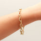 Pulsera en baño de oro 18k