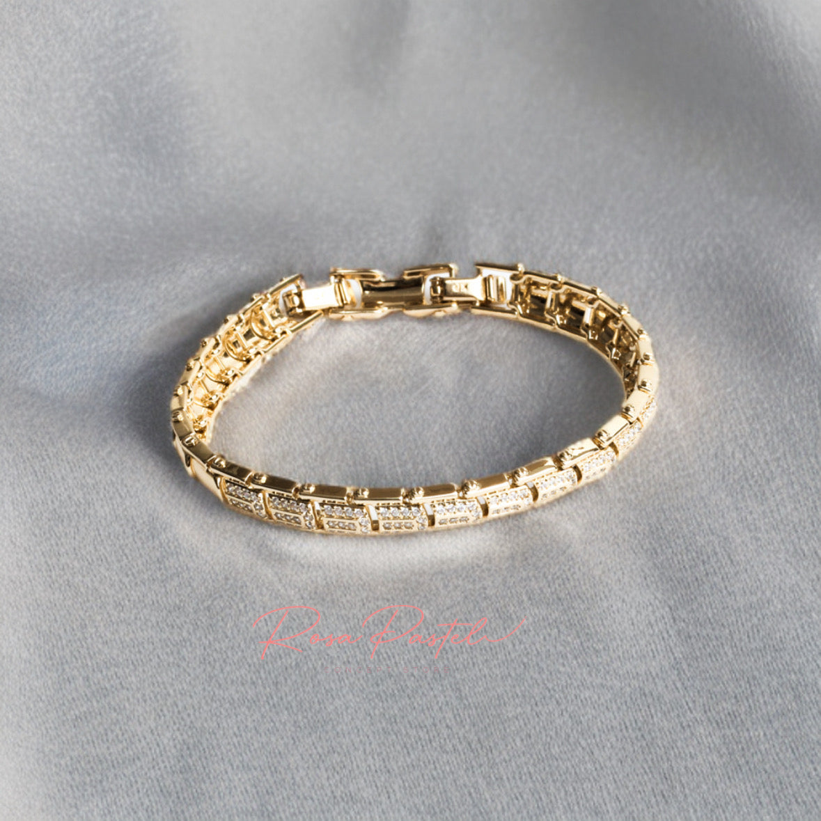 Pulsera en baño de oro 18k