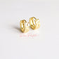 Aretes en baño de oro 18k