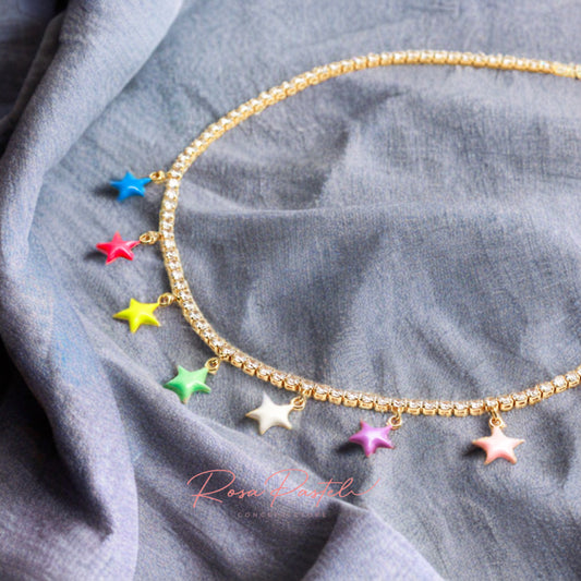 Collar en baño de oro 18k