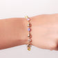 Pulsera  en baño de oro 18k
