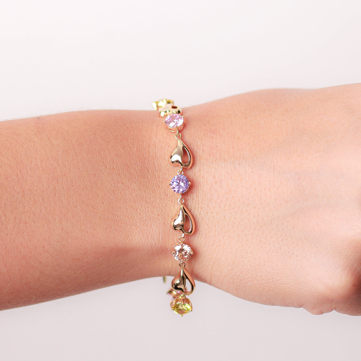 Pulsera  en baño de oro 18k