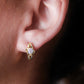 Aretes en baño de oro 18k